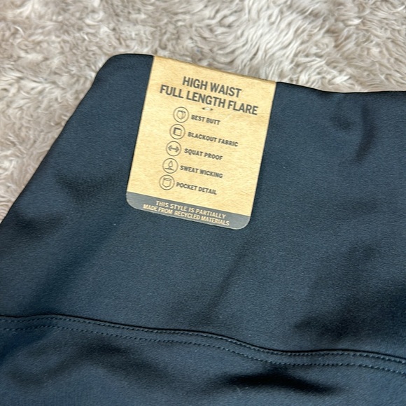 VS PINK Ultimate Active High Waist Full Length Flare Pants - Picture 2 of 7